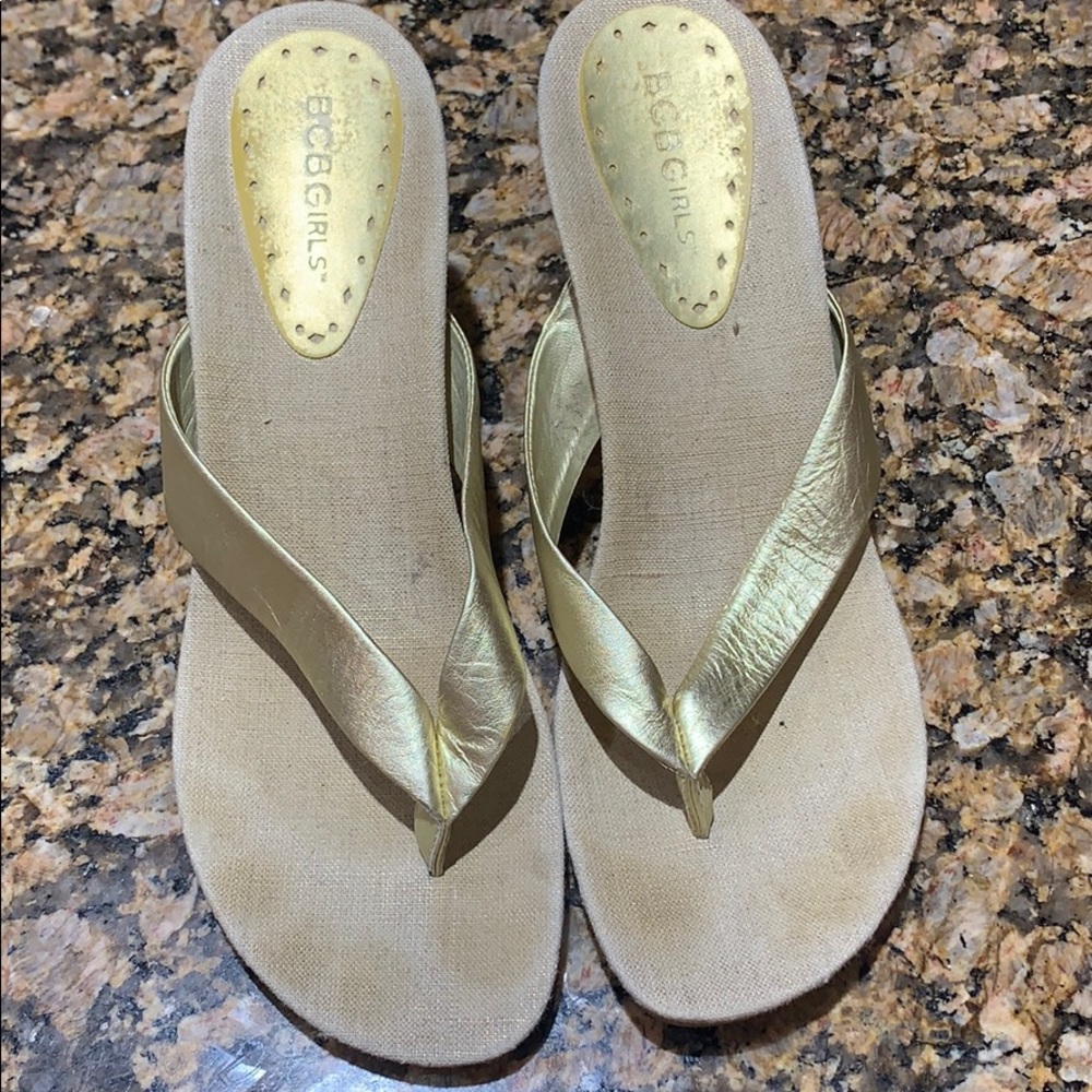 Gold Sandals